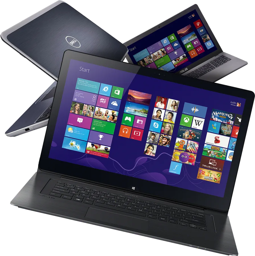 Laptop berbagai merek